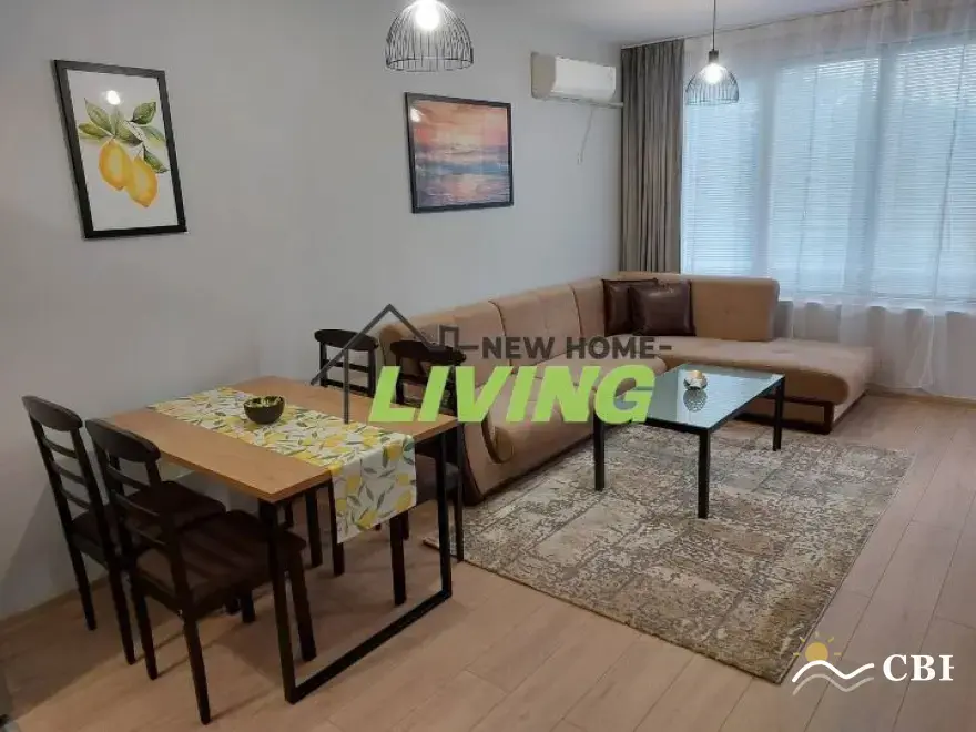 Apartment, 2-room, 60 m², in Burgas. Photo 1 of 8. Burgas, Black Sea, Bulgaria. Cheap Beach Holiday.