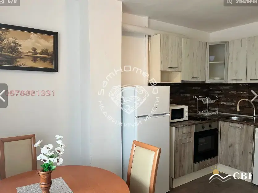 Apartment, 1-room, 75 m², in Varna. Photo 6 of 8. Varna, Black Sea, Bulgaria. Cheap Beach Holiday.