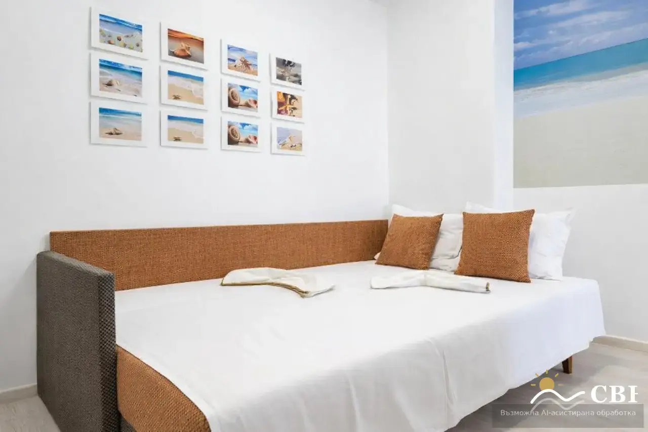 Apartment, 1-room, 38 m², in Varna. Photo 6 of 9. Varna, Black Sea, Bulgaria. Cheap Beach Holiday.