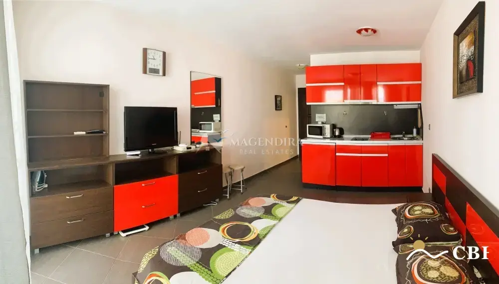 Apartment, 1-room, 41 m², in Nessebar. Photo 2 of 13. Nessebar, Black Sea, Bulgaria. Cheap Beach Holiday.