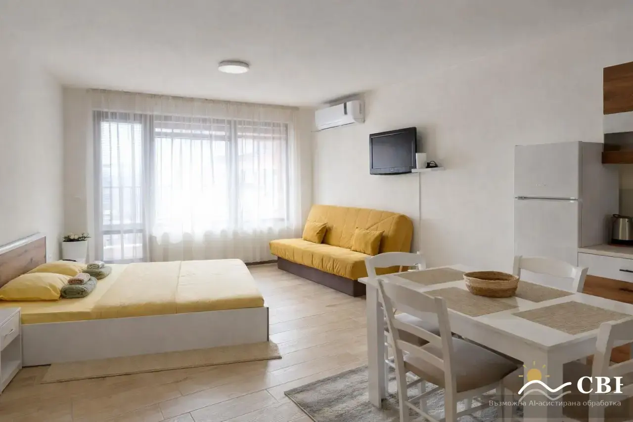Apartment, 1-room, 50 m², in Varna. Photo 1 of 10. Varna, Black Sea, Bulgaria. Cheap Beach Holiday.