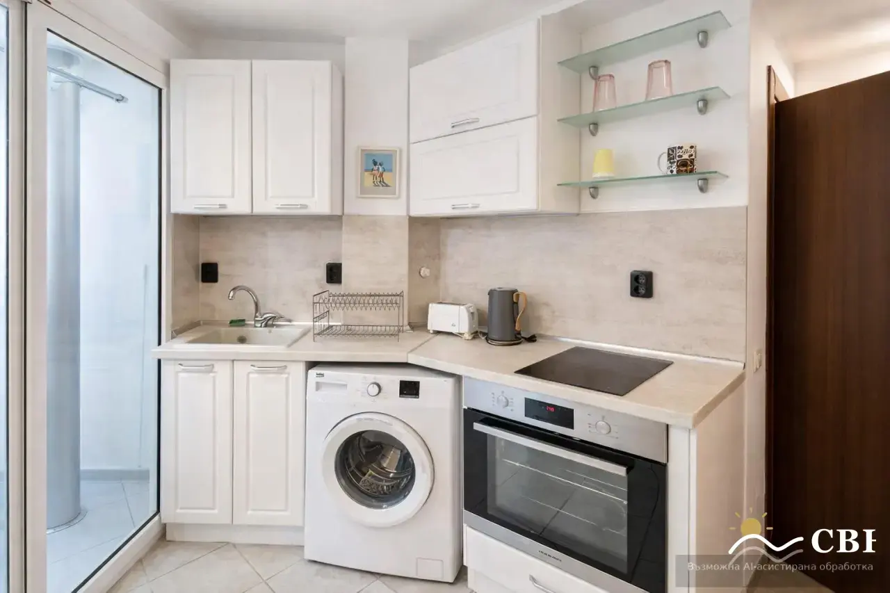 Apartment, 1-room, 35 m², in Varna. Photo 5 of 7. Varna, Black Sea, Bulgaria. Cheap Beach Holiday.
