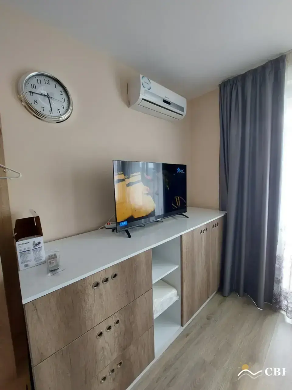 Apartment, 1-room, 50 m², in Nessebar. Photo 7 of 16. Nessebar, Black Sea, Bulgaria. Cheap Beach Holiday.