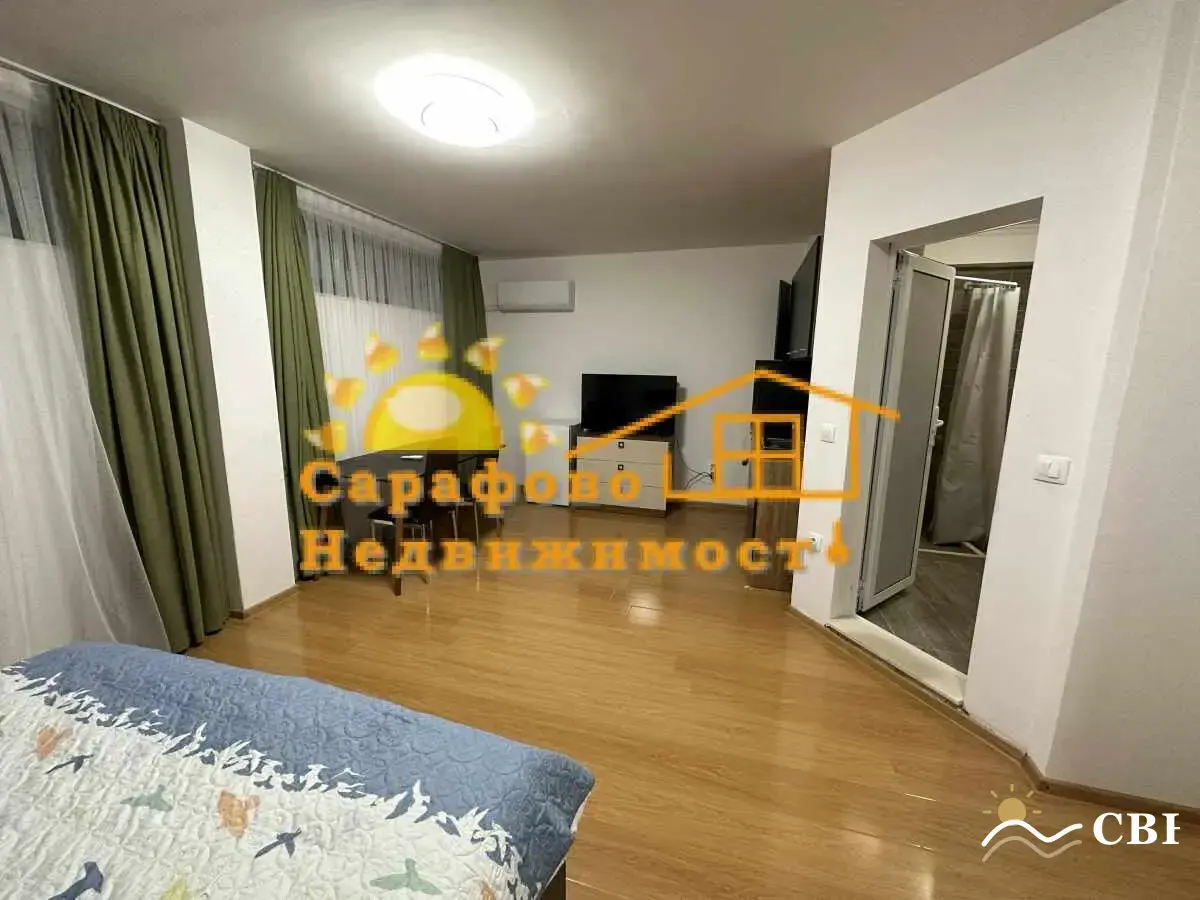 Apartment, 1-room, 40 m², in Sarafovo. Photo 1 of 9. Sarafovo, Black Sea, Bulgaria. Cheap Beach Holiday.