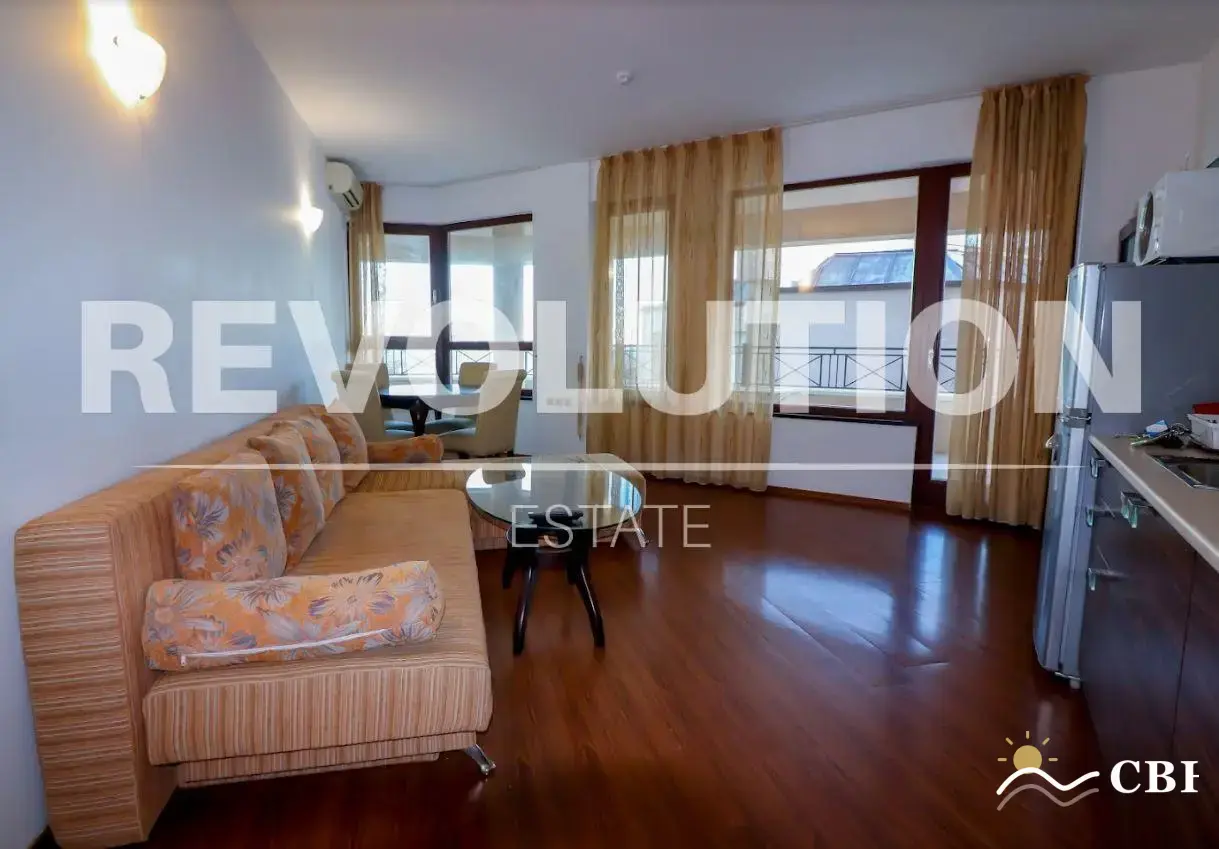 Apartment, 2-room, 55 m², in Golden Sands. Photo 1 of 11. Golden Sands, Black Sea, Bulgaria. Cheap Beach Holiday.