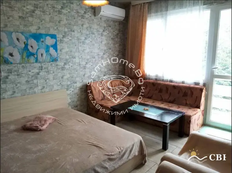 Apartment, 2-room, 48 m², in Izgrev. Photo 2 of 8. Izgrev, Black Sea, Bulgaria. Cheap Beach Holiday.