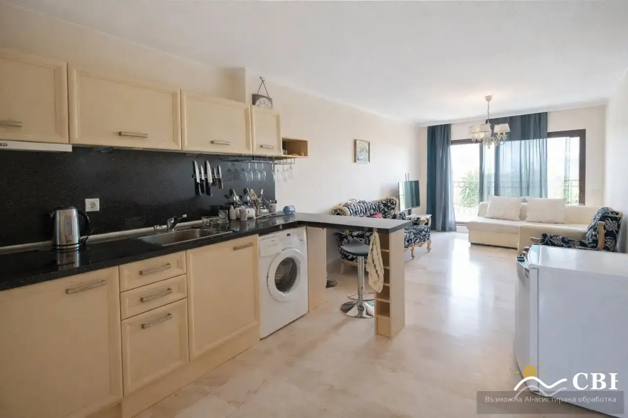 Apartment, 2-room, 72 m², in Kranevo. Photo 1 of 5. Kranevo, Black Sea, Bulgaria. Cheap Beach Holiday.