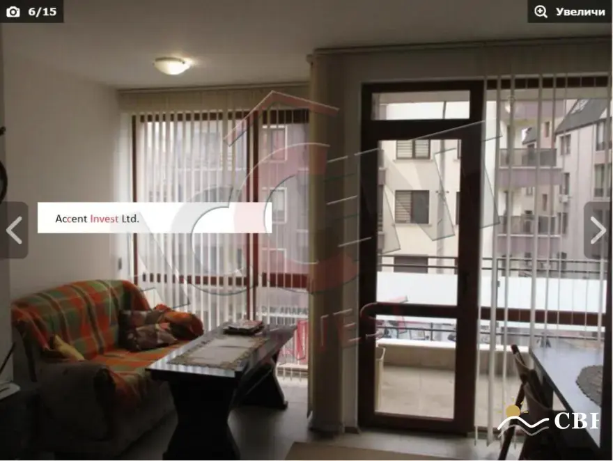 Apartment, 2-room, 60 m², in Gradina. Photo 3 of 8. Gradina, Black Sea, Bulgaria. Cheap Beach Holiday.