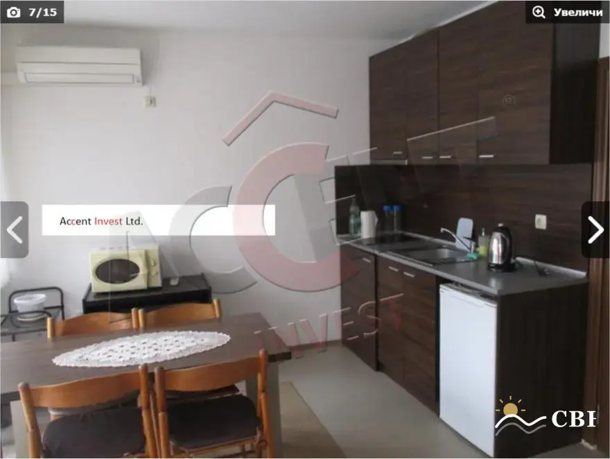 Apartment, 2-room, 60 m², in Gradina. Photo 1 of 8. Gradina, Black Sea, Bulgaria. Cheap Beach Holiday.
