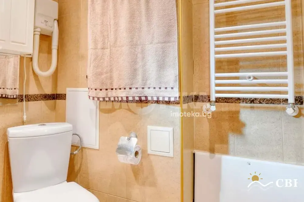 Apartment, 2-room, 55 m², in Varna. Photo 8 of 16. Varna, Black Sea, Bulgaria. Cheap Beach Holiday.