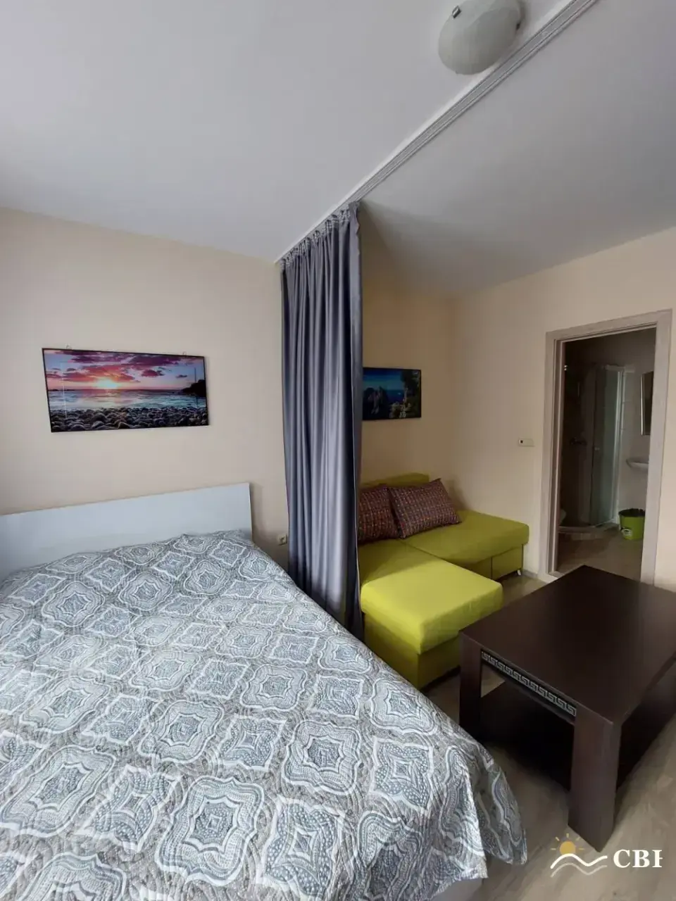 Apartment, 1-room, 50 m², in Nessebar. Photo 8 of 16. Nessebar, Black Sea, Bulgaria. Cheap Beach Holiday.