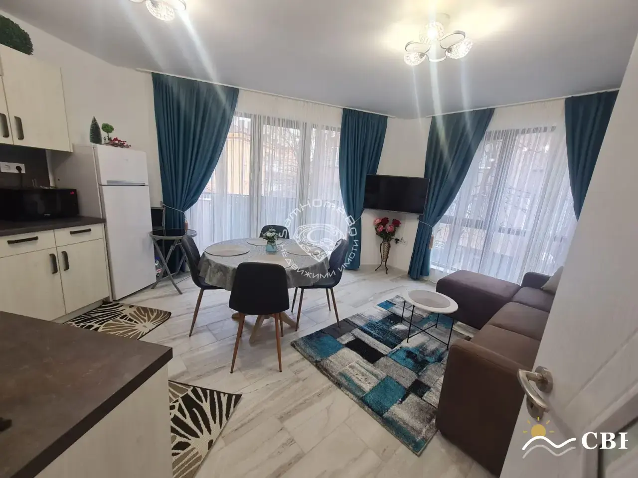 Apartment, 2-room, 80 m², in Varna. Photo 1 of 9. Varna, Black Sea, Bulgaria. Cheap Beach Holiday.